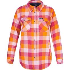 Damska koszula z długim rękawem Rafiki Mojarra. Brązowe koszule damskie RAFIKI, bez wzorów, eleganckie, bez kołnierzyka, bez ramiączek. W wyprzedaży za 447.10 zł.