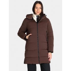 Kurtka Damska Luhta Eisele. Brązowe kurtki sportowe damskie Luhta, na zimę, bez wzorów, z puchu, bez ramiączek, bez kaptura, trekkingowe. Za 799.20 zł.