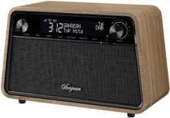 Sangean WR-201D table radio, Bluetooth, vintage walnut wood. Radia Sangean. Za 1,467.25 zł.