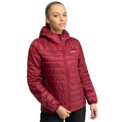 Damska lekka ocieplana kurtka trekkingowa Siroko Pursuit. Czerwone kurtki sportowe damskie SIROKO, l, bez wzorów, z puchu, bez ramiączek, z kapturem, trekkingowe. Za 339.00 zł.