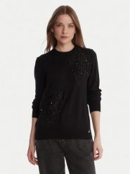 Artigli Sweter ACMA002801 Czarny Regular Fit. Czarne swetry nierozpinane damskie Artigli, m, bez wzorów, z syntetyku, bez kołnierzyka, bez ramiączek. Za 289.99 zł.