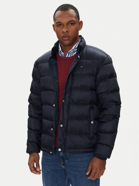 Tommy Jeans Kurtka puchowa DM0DM21937 Granatowy Regular Fit. Niebieskie kurtki męskie Tommy Jeans, m, bez wzorów, z jeansu, bez kaptura. Za 549.99 zł.