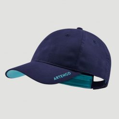 Czapka z daszkiem Artengo TC500 rozmiar 56. Niebieskie czapki damskie ARTENGO, bez wzorów, z materiału, sportowe. Za 29.99 zł.