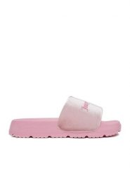 Juicy Couture Klapki PJC1 Różowy. Czerwone klapki damskie Juicy Couture, bez wzorów, z materiału, bez obcasa, bez zapięcia. Za 99.99 zł.