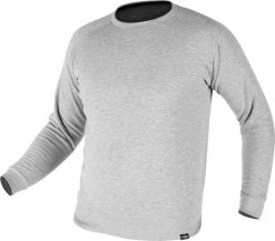 Neo Bluza COMFORT, szary melanż, rozmiar XXXL. Szare bluzy męskie NEO, m, bez wzorów, bez ramiączek, bez kaptura. Za 84.39 zł.