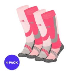 Skarpety narciarskie unisex 4 szt. Czerwone skarpetki damskie Xtreme, bez wzorów, z materiału. W wyprzedaży za 220.75 zł.