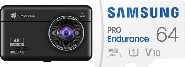 Wideorejestrator Navitel Wideorejestrator Navitel R980 4K + Karta Samsung PRO Endurance 2022 MicroSDXC 64 GB Class. Wideorejestratory Navitel. Za 589.00 zł.