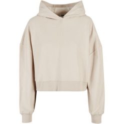 Damska krótka bluza z kapturem w prążki Urban Classics Oversized GT. Brązowe bluzy damskie Urban Classics, bez wzorów, prążkowane, bez ramiączek, z kapturem. Za 244.50 zł.