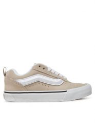Vans Tenisówki Knu Skool VN000CS0BLL1 Beżowy. Brązowe trampki i tenisówki damskie Vans, bez wzorów, ze skóry, bez zapięcia. Za 249.99 zł.