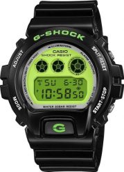 Zegarek sportowy G-SHOCK Casio G-Shock DW-6900RCS-1ER 200m czarny. Czarne zegarki sportowe G-Shock, bez wzorów. Za 599.00 zł.