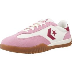 Buty CONVERSE RUN STAR TRAINER Rose. Czerwone obuwie trekkingowe damskie Converse, z tkaniny, bez zapięcia. Za 405.91 zł.