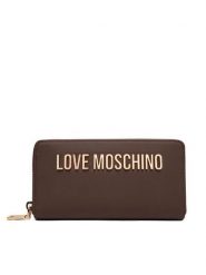 LOVE MOSCHINO Portfel JC5611PP1PKD0300 Brązowy. Brązowe portfele damskie Love Moschino, ze skóry. Za 439.99 zł.