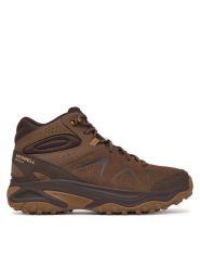 Merrell Trekkingi Yokota 3 Mid Gtx J00005774 Brązowy. Brązowe botki męskie Merrell, bez wzorów, ze skóry, bez obcasa, bez zapięcia. Za 599.99 zł.