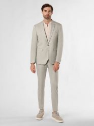 Finshley & Harding London Garnitur - Brixdon/Hoxdon Mężczyźni Slim Fit Sztuczne włókno zielony, 46. Zielone garnitury męskie Finshley & Harding London, m, bez wzorów, z włókna, wizytowe. Za 549.95 zł.