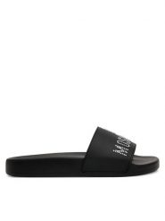 LOVE MOSCHINO Klapki JA28122G1MI13000 Czarny. Czarne klapki damskie Love Moschino, bez wzorów, z tworzywa sztucznego, bez obcasa, bez zapięcia. Za 649.99 zł.