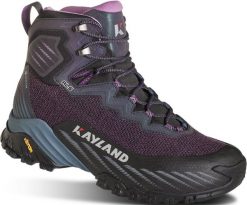 KAYLAND Buty DUKE MID WS GTX black violet 38. Czarne obuwie trekkingowe damskie Kayland, bez zapięcia. Za 630.79 zł.