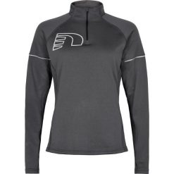 Bluza damska Newline core zip neck. Szare bluzy damskie Newline, na jesień, m, bez wzorów, z materiału, eleganckie, bez ramiączek, bez kaptura. Za 303.00 zł.