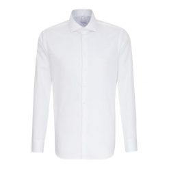 Męska Koszula 1/1 Oxford Kent Collar Slim Business Formal Shirt. Białe koszule męskie Seidensticker, m, bez wzorów, casualowe, bez kołnierzyka, bez ramiączek. Za 331.99 zł.