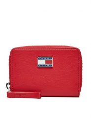 Tommy Jeans Portfel Tjw Pillow Small Za AW0AW16974 Czerwony. Czerwone portfele damskie Tommy Jeans, z jeansu. Za 129.99 zł.