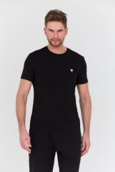 GUESS Czarny męski t-shirt Core Tee Str, Rozmiar S. Czarne t-shirty męskie Guess, l, z aplikacjami, bez kołnierzyka, bez ramiączek. W wyprzedaży za 103.99 zł.