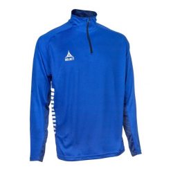 Bluza dresowa męska rozpinana Select SPAIN 1/2 ZIP niebieska. Niebieskie bluzy męskie Select, l, bez wzorów, z dresówki, sportowe, bez ramiączek, bez kaptura. W wyprzedaży za 149.05 zł.