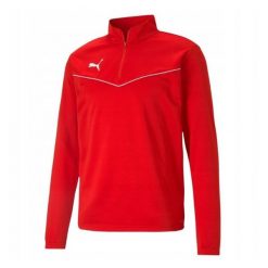 Męska Bluza Team Rise. Czerwone bluzy męskie Puma, m, bez wzorów, bez ramiączek, bez kaptura. Za 188.99 zł.
