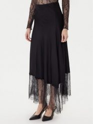 TWINSET Spódnica midi 252LL2TCC Czarny Regular Fit. Czarne spódnice damskie Twinset, m, bez wzorów, z wiskozy, midi. Za 1,009.00 zł.