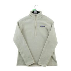 Second life - Bluza polarowa damska beżowa - Stan bardzo dobry. Brązowe bluzy damskie Patagonia, s, bez wzorów, z polaru, sportowe, bez ramiączek, bez kaptura. Za 228.66 zł.