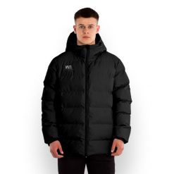 Kurtka Willian Martin London London Czarna. Czarne kurtki sportowe damskie Softee, bez wzorów, z materiału, bez ramiączek, bez kaptura, trekkingowe. Za 395.99 zł.