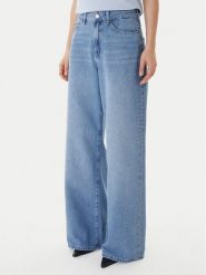 KARL LAGERFELD Jeansy B1W10047 Niebieski Wide Leg. Niebieskie jeansy damskie KARL LAGERFELD, bez wzorów, z bawełny. Za 999.99 zł.