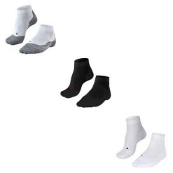 Damskie skarpety typu low top Falke TE 4 Szorty. Czarne skarpetki damskie Falke, bez wzorów, z bawełny. Za 137.00 zł.