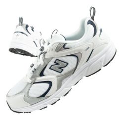 Buty lekkie wygodne białe sportowe sneakersy męskie New Balance. Białe buty sportowe męskie New Balance, bez wzorów, z syntetyku, bez zapięcia. Za 356.00 zł.