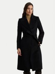 LAUREN RALPH LAUREN Płaszcz wełniany 297962169001 Czarny Regular Fit. Czarne płaszcze damskie Lauren Ralph Lauren, na zimę, bez wzorów, z syntetyku, bez kołnierzyka, bez kaptura. Za 1,899.00 zł.