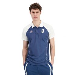 Polo Le Coq Sportif Efro 24. Niebieskie koszulki sportowe damskie le coq sportif, s, bez wzorów, bez ramiączek. W wyprzedaży za 278.50 zł.