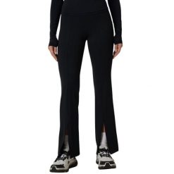 Legginsy damskie 4F FNK. Czarne legginsy damskie 4F, bez wzorów, z materiału. Za 130.99 zł.