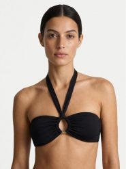 Guess Góra od bikini E6GJ15 KF590 Czarny. Czarne bikini Guess, xs, z aplikacjami, z syntetyku. Za 329.99 zł.