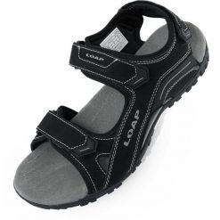 LOAP Allen sandały męskie – PU i mesh, 3 rzepy, rozmiar 46. Czarne sandały męskie LUNA SANDALS, bez wzorów, z meshu, sportowe, bez zapięcia. Za 226.99 zł.