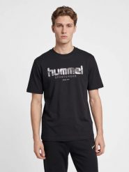 Hummel T-shirt krótki rękaw hmlCLUB LOGO z bawełny organicznej – BLACK. Czarne t-shirty damskie Hummel, s, bez wzorów, z bawełny, klasyczne, bez kołnierzyka, bez ramiączek. Za 105.12 zł.