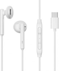 Słuchawki Joyroom Słuchawki douszne USB-C Joyroom JR-EC05 białe. Białe słuchawki douszne Joyroom. Za 29.50 zł.