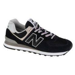 Męskie Buty Sportowe Ze Skóry Ekologicznej. Czarne buty sportowe męskie New Balance, bez wzorów, ze skóry ekologicznej, bez zapięcia. Za 724.99 zł.