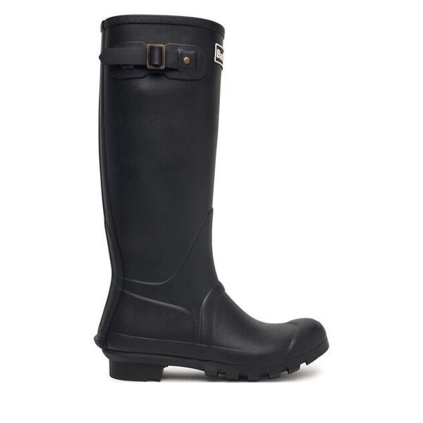 Kalosze Barbour. Czarne kalosze damskie Barbour, bez wzorów, bez zapięcia. Za 464.99 zł.