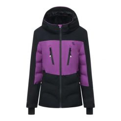 Damska kurtka narciarska Dare 2B Carve It. Czarne kurtki sportowe damskie Dare 2B, m, bez wzorów, z materiału, bez ramiączek, bez kaptura, narciarskie. Za 587.00 zł.