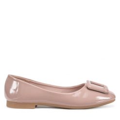 Baleriny Clara Barson. Brązowe balerinki damskie Clara Barson, bez wzorów, bez obcasa, bez zapięcia. Za 69.99 zł.