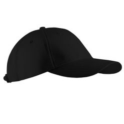 Czapka z daszkiem do golfa Inesis MW500. Czarne czapki damskie INESIS, bez wzorów, z bawełny, sportowe. Za 19.99 zł.