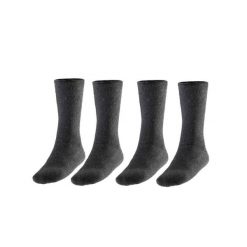 Męskie Skarpety Termiczne - 4 Pary - Antracytowe. Szare skarpety męskie HEAT KEEPER, bez wzorów, z elastanu. W wyprzedaży za 182.06 zł.
