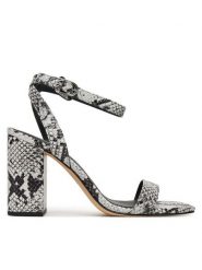 MICHAEL Michael Kors Sandały Merriam 40S5MMHS1E Szary. Szare sandały damskie MICHAEL Michael Kors, bez wzorów, ze skóry, bez obcasa, na słupku, bez zapięcia. Za 469.99 zł.