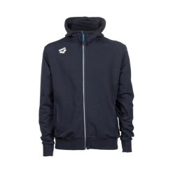 Bluza Arena Team Hooded Jacket Panel z kapturem. Niebieskie bluzy damskie ARENA, xl, bez wzorów, sportowe, bez ramiączek, z kapturem. Za 312.62 zł.