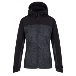 Damska kurtka wodoodporna Kilpi Ravia. Szare kurtki sportowe damskie Kilpi, xs, bez wzorów, z softshellu, bez ramiączek, bez kaptura, trekkingowe. Za 318.77 zł.