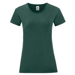 Koszulka Damska Iconic 150. Czerwone bluzki damskie fruit of the loom, xl, bez wzorów, sportowe, bez kołnierzyka, bez ramiączek. Za 28.99 zł.