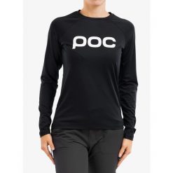 Bluza rowerowa damska POC Reform Enduro Jersey. Czarne bluzy damskie POC, s, bez wzorów, z jersey, bez ramiączek, bez kaptura. Za 383.60 zł.